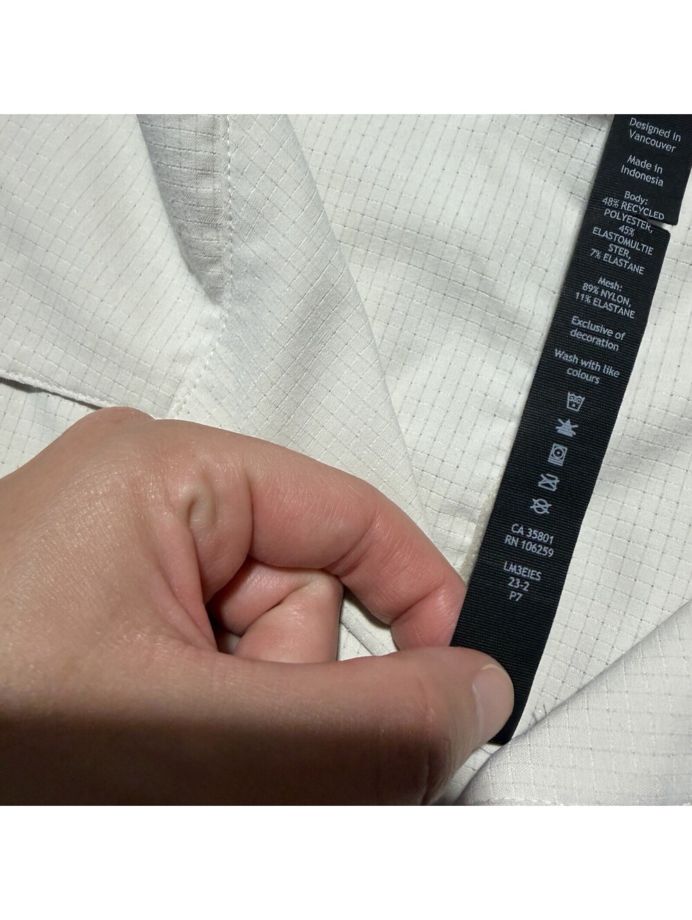 Lululemon Airing Easy Camp Collar Button Up Short Sleeve Shirt Bone Men’s XL - Picture 5 of 9